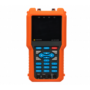Tester for video surveillance networks with cable tracer and multimeter
